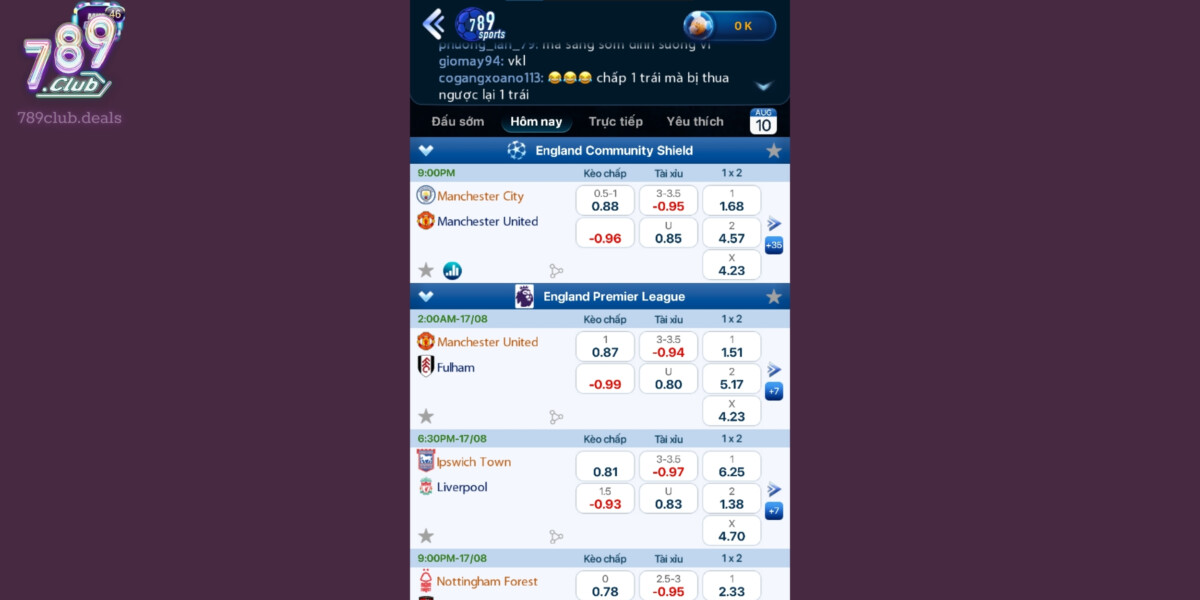 Sảnh 789 Thể Thao Tại 789Club